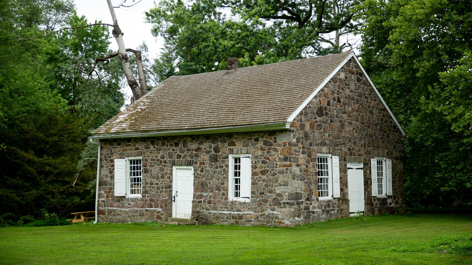 Chichester Friends Meeting House, fieldstone, 1769